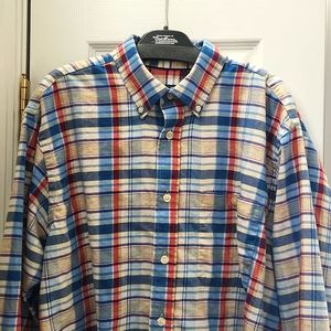 Orvis Men's L soft cotton button down shirt